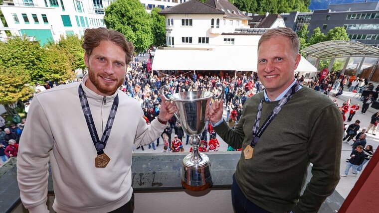 LIECHTENSTEIN FUSSBALL VADUZ MEISTERFEIER
