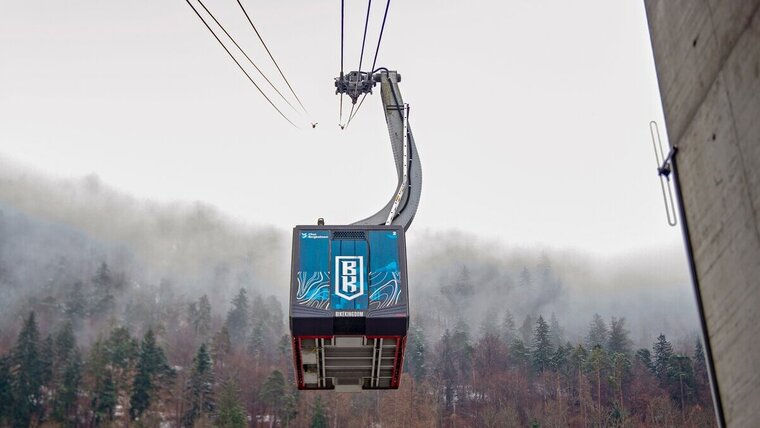 Brambrüesch Brambrüeschbahn Churer Bergbahn Gondel Chur Seilbahn Stadthalle