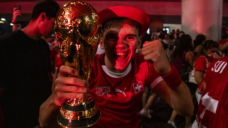 SCHWEIZ FUSSBALL WM 2026 ACHTELFINAL CHE COL PUBLIC VIEWING