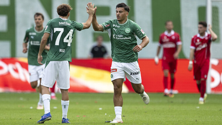 SCHWEIZ FUSSBALL ST. GALLEN THUN