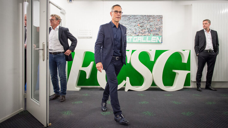 SCHWEIZ FUSSBALL ST. GALLEN PRESSEKONFERENZ