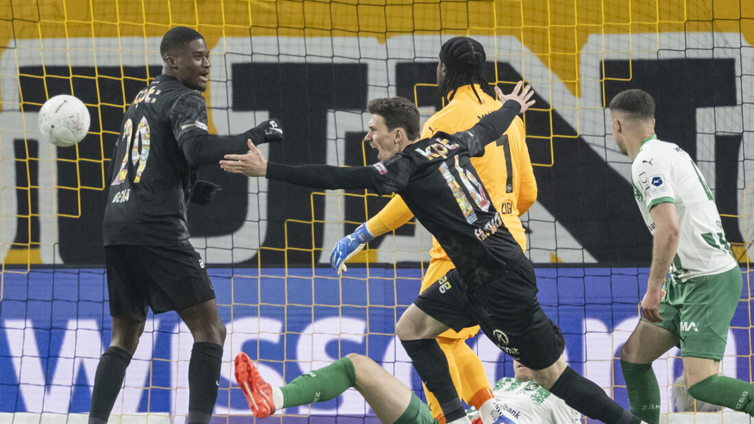 YB-Angreifer Christian Fassnacht bejubelt seinen Treffer zum 1:0 gegen St. Gallen 20250329200836920.jpg